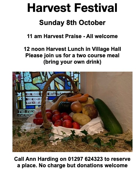 Harvest Festival 8 Oct 2023